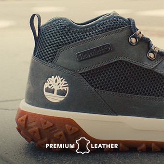 DURABLE. Premium Timberland® leather takes on the outdoors.